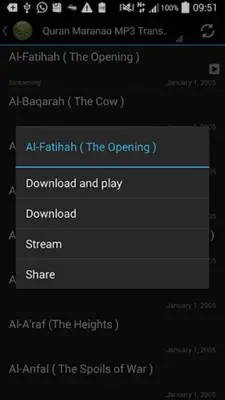 Quran Maranao MP3 Translation android App screenshot 0